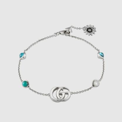 DOUBLE G MOTHER OF PEARL BRACELET