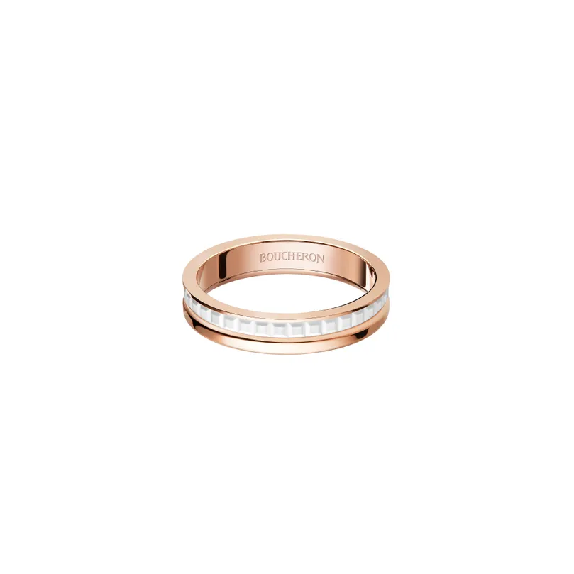 QUATRE WHITE EDITION WEDDING BAND