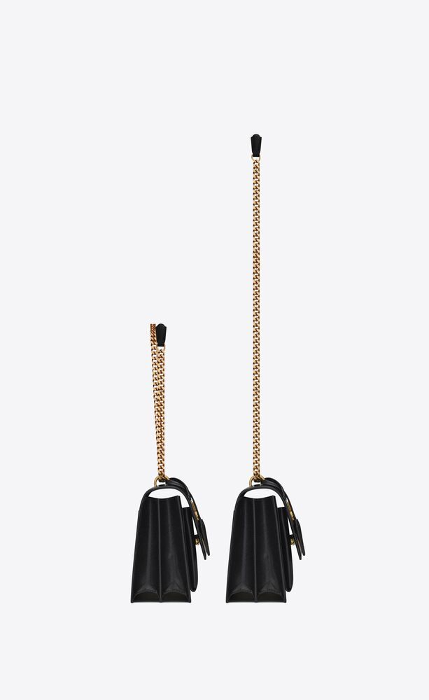 SUNSET MEDIUM IN COATED-BARK LEATHER