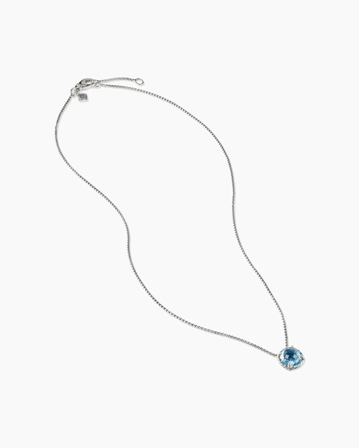 Petite Chatelaine庐 Necklace Sterling Silver with Black Onyx, 10mm
