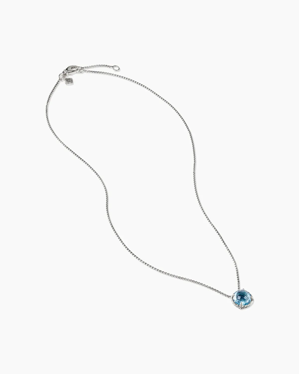 Petite Chatelaine庐 Necklace Sterling Silver with Black Onyx, 10mm