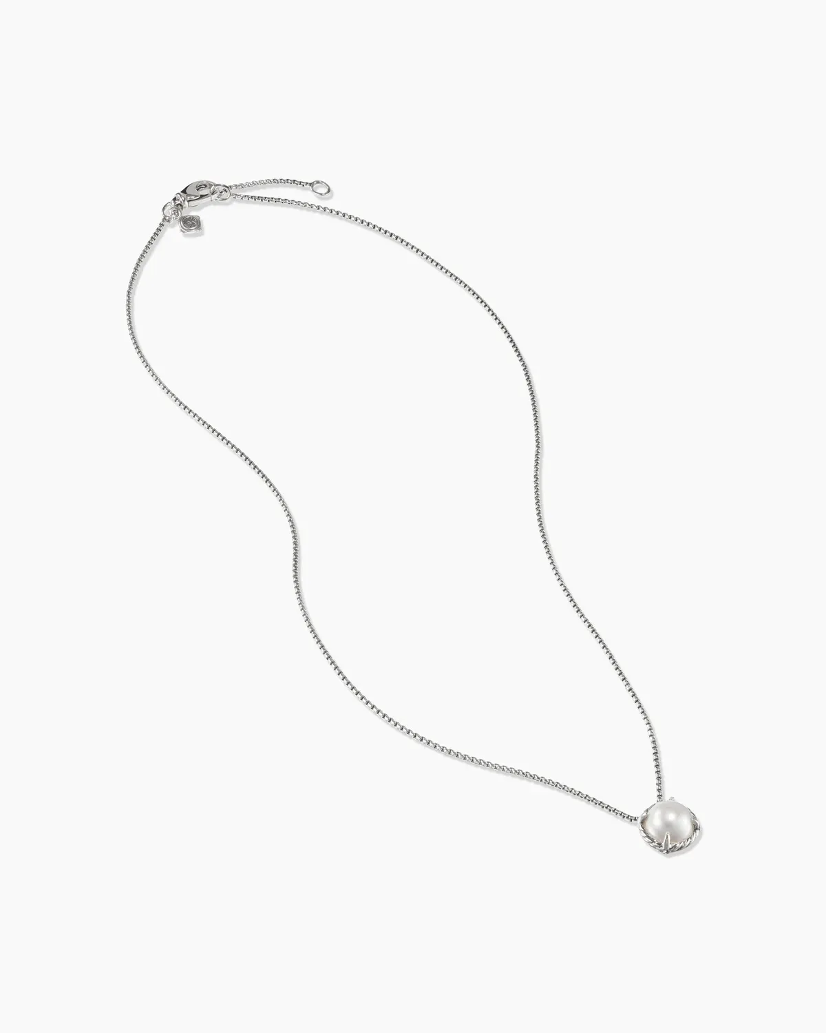 [Copy]Petite Chatelaine庐 Necklace Sterling Silver with 18K Yellow Gold Dome, 10mm