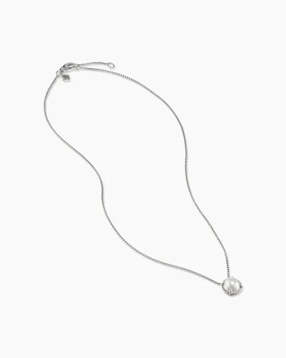[Copy]Petite Chatelaine庐 Necklace Sterling Silver with 18K Yellow Gold Dome, 10mm
