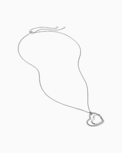 Continuance庐 Heart Necklace Sterling Silver, 38mm
