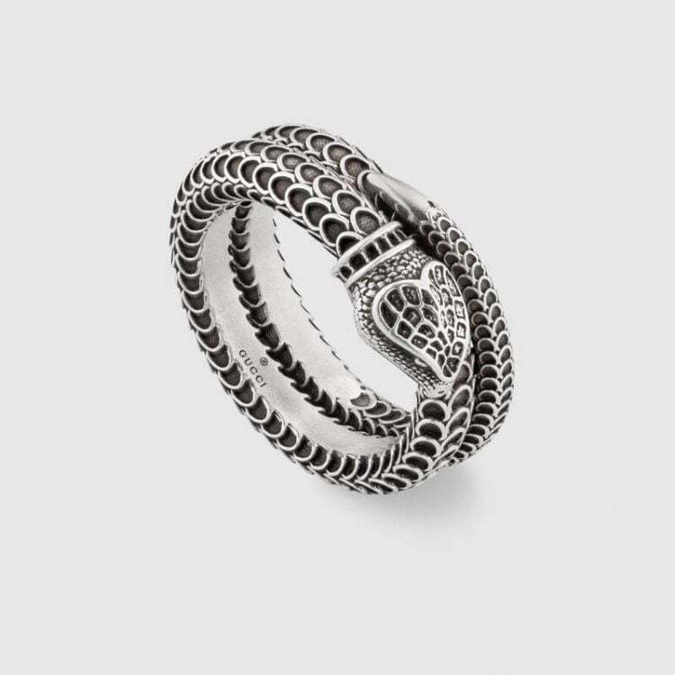 GARDEN SILVER SNAKE RING