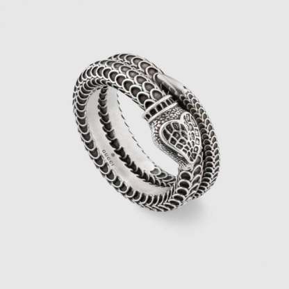 GARDEN SILVER SNAKE RING
