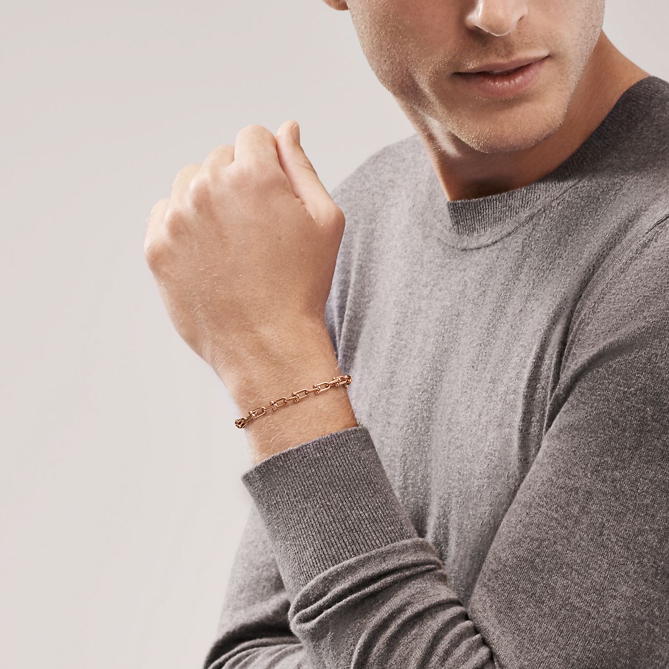 HardWear Small Link Bracelet in Rose Gold