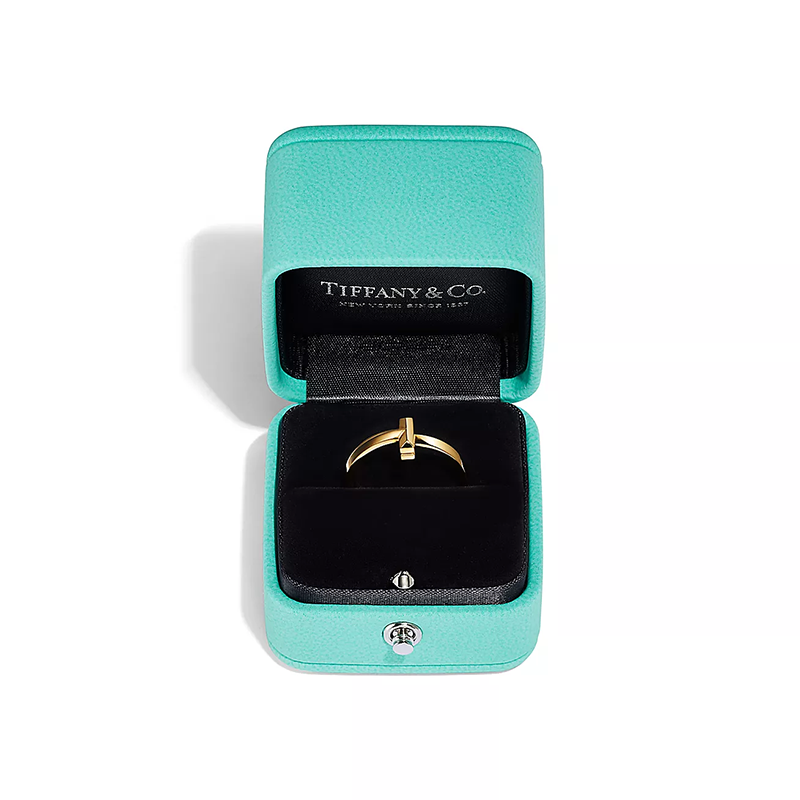 T T1 Ring in Yellow Gold, 2.5 mm Wide