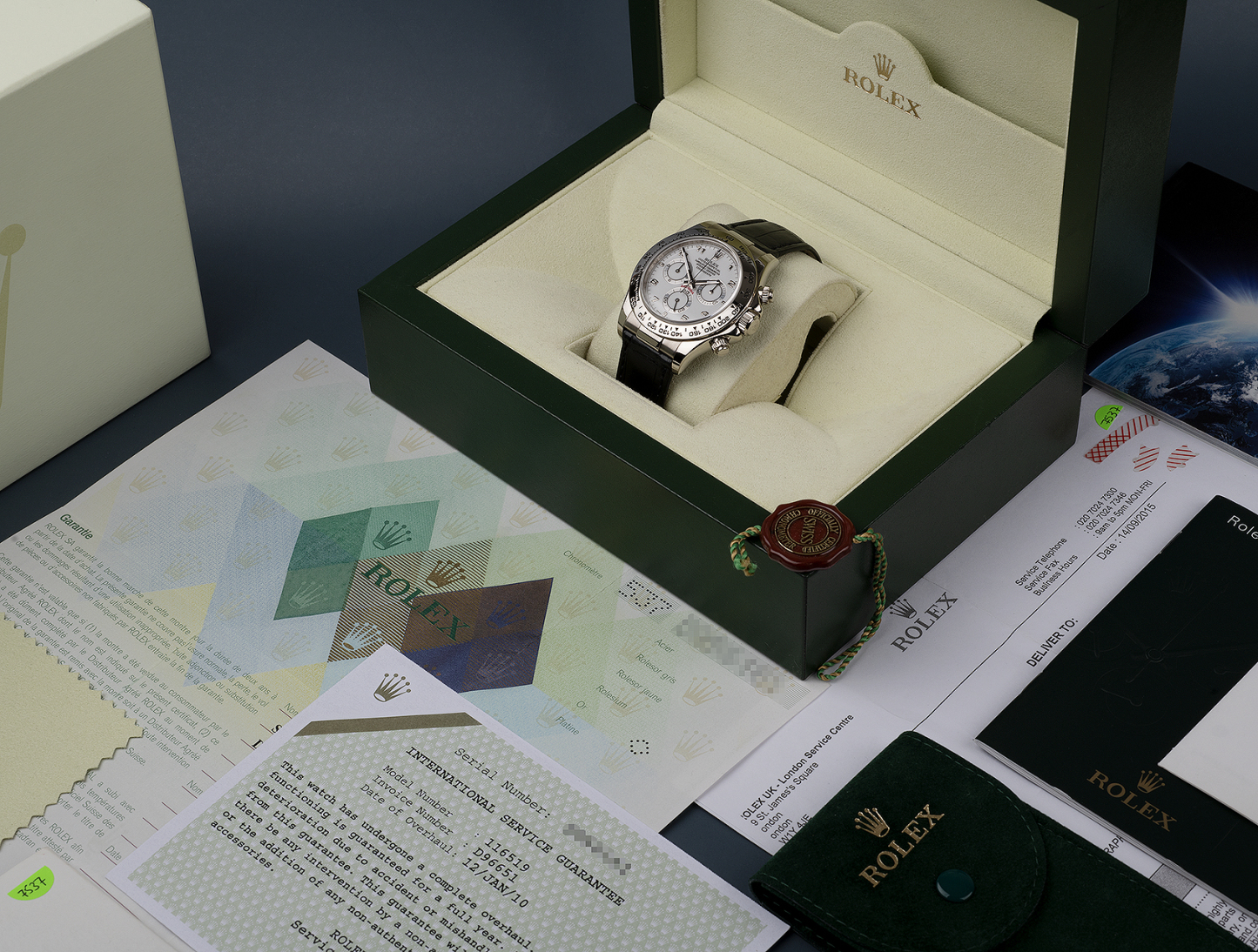 Daytona White Gold 116519