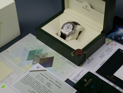 Daytona White Gold 116519