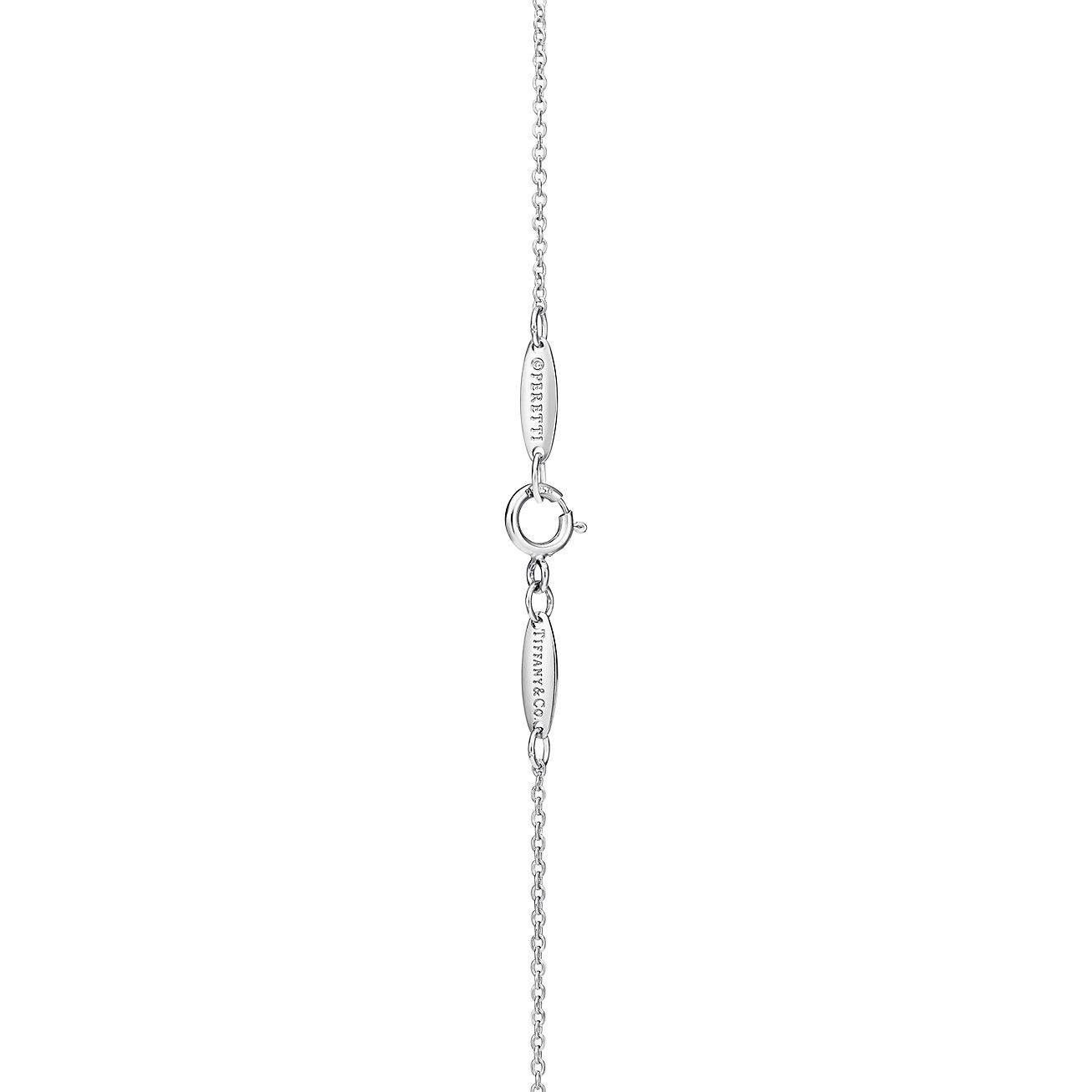 Elsa Peretti庐  Open Heart Pendant in in Platinum