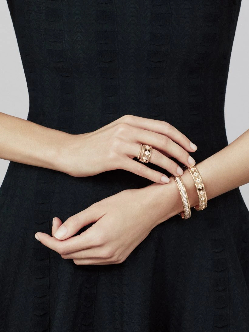Perlee clovers ring, small model