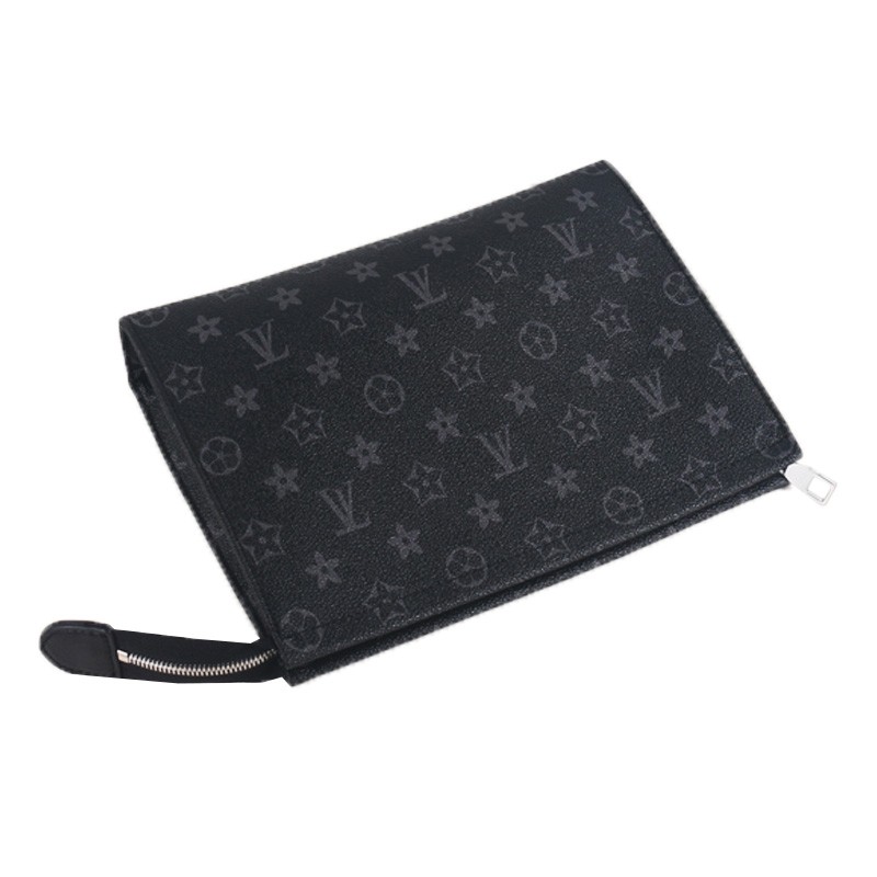 Monogram Clutches Black