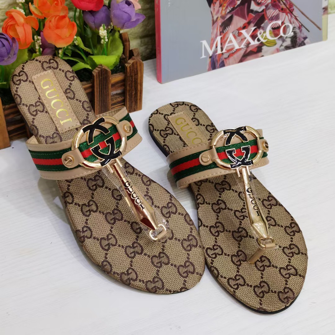 WOMEN'S SLIDE WITH DOUBLE G