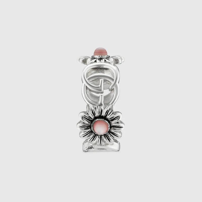 DOUBLE G MOTHER OF PEARL RING