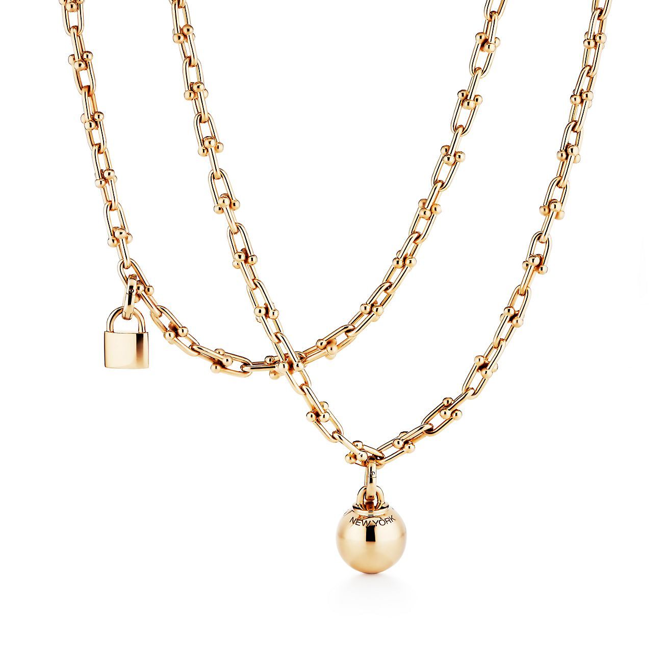 HardWear Small Wrap Necklace in Yellow Gold