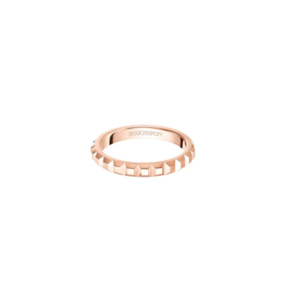 CLOU DE PARIS PINK GOLD WEDDING BAND