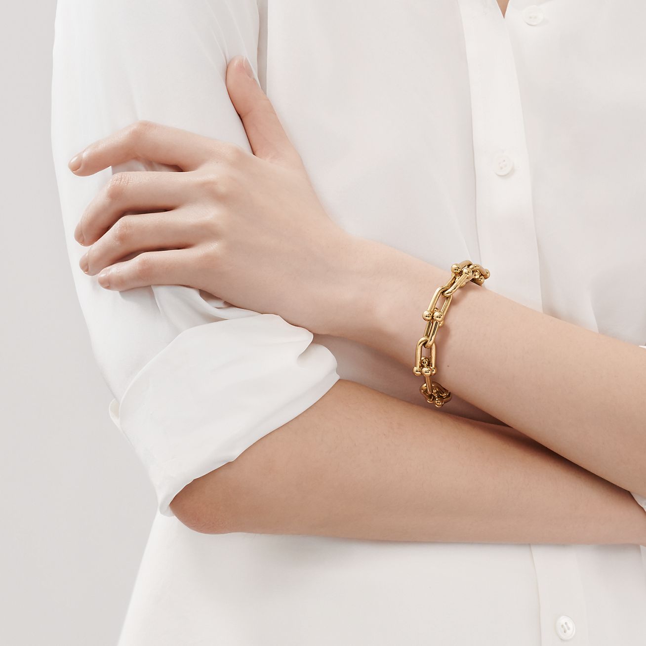 HardWear Large Link Bracelet in Yellow Gold