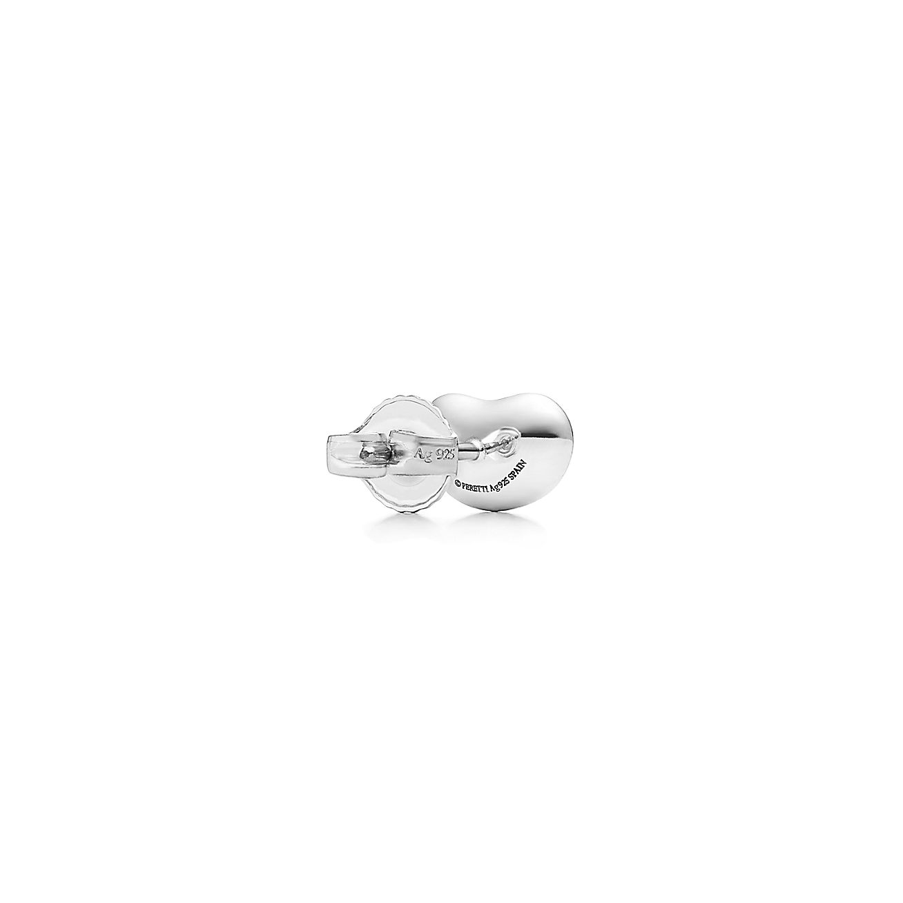 Home  Designer Jewelry  Earrings Elsa Peretti庐 Bean庐 design Earrings in Sterling Silver, 9 mm