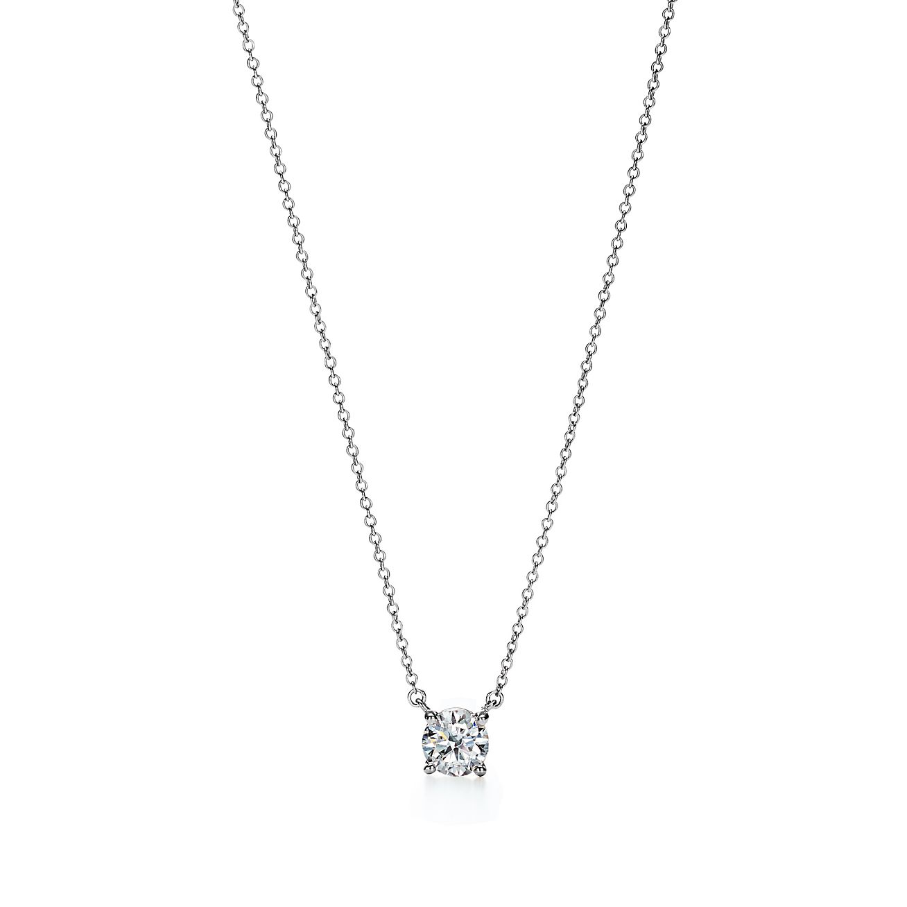 solitaire diamond pendant