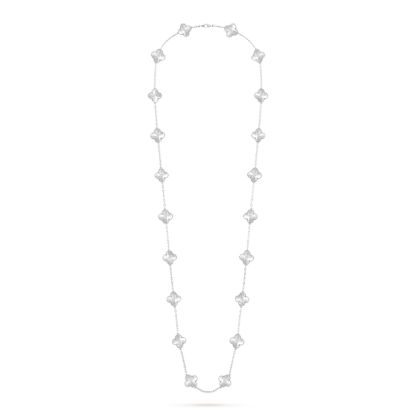 Vintage Alhambra long necklace, 20 motifs