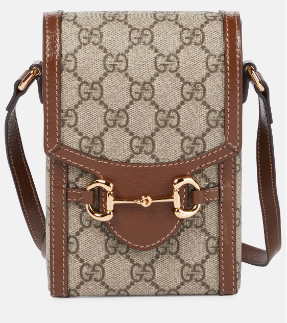 Horsebit 1955 canvas crossbody bag