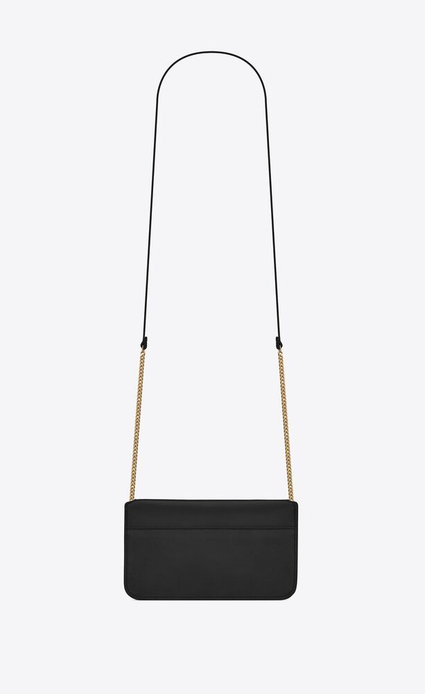 CASSANDRE PHONE HOLDER IN SMOOTH LEATHER