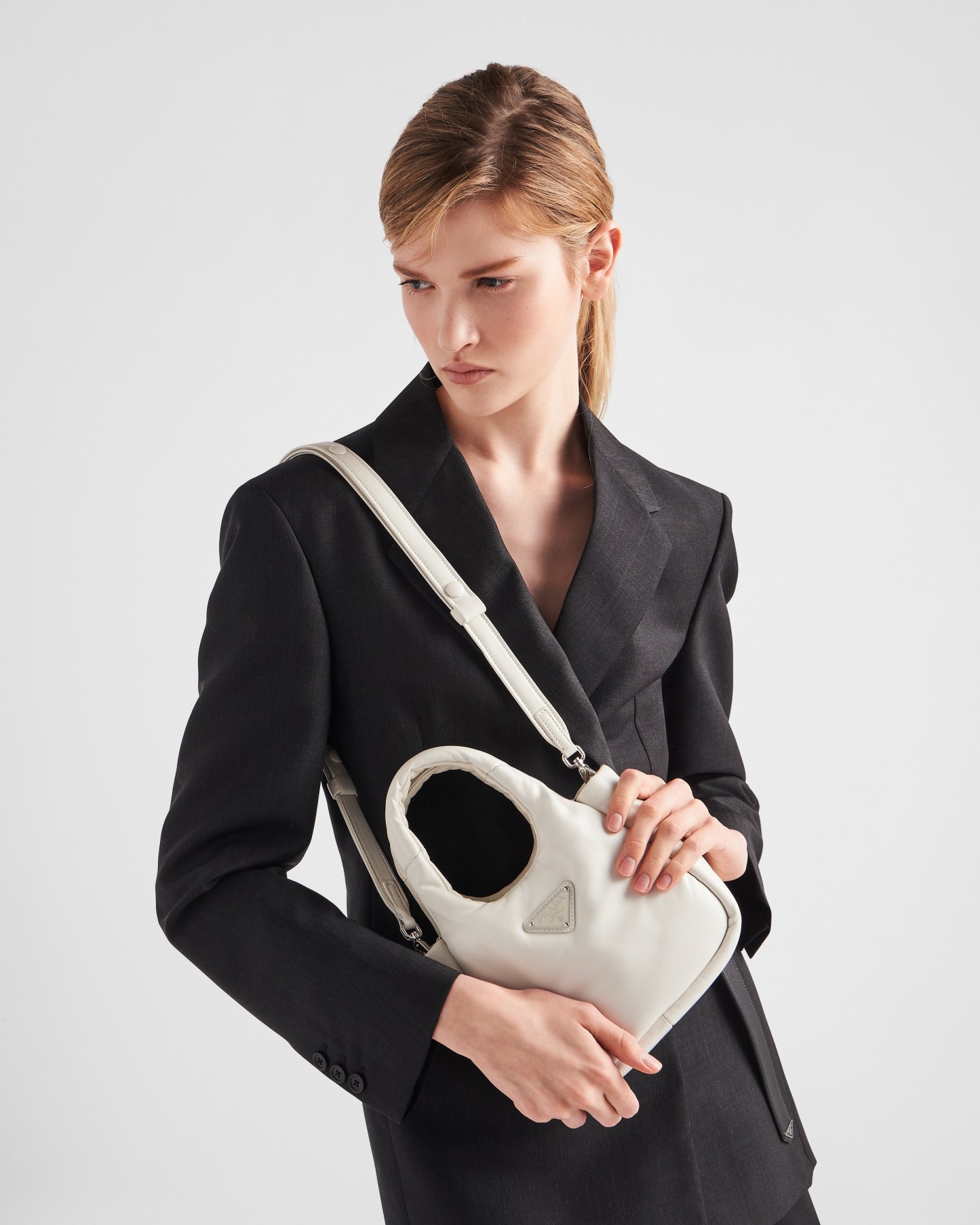 Small padded Prthtada Soft nappa-leather bag