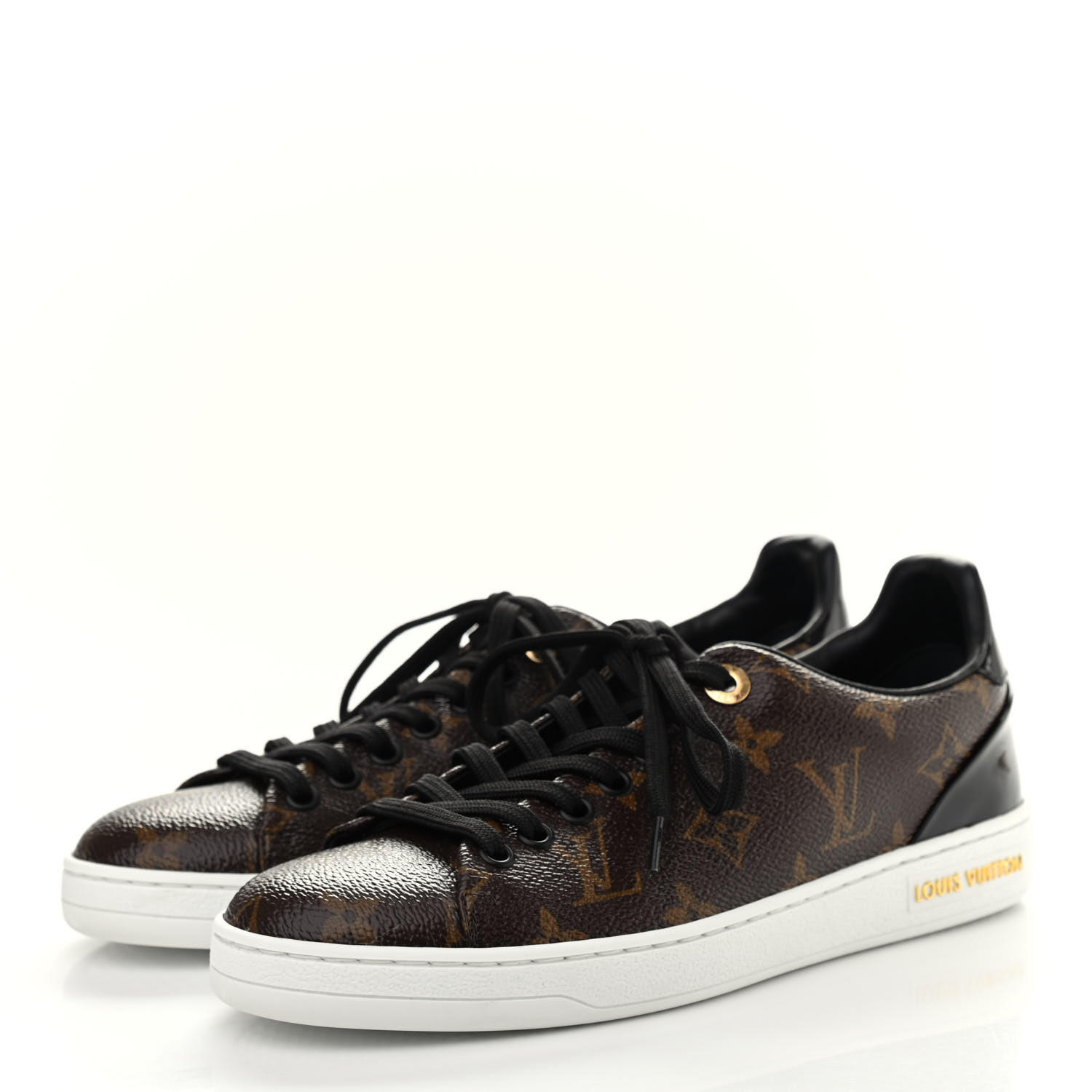  Louis Vuitton  Patent Monogram Frontrow Sneakers