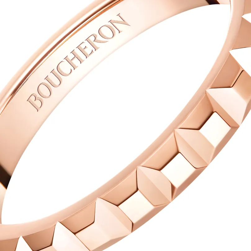 CLOU DE PARIS PINK GOLD WEDDING BAND