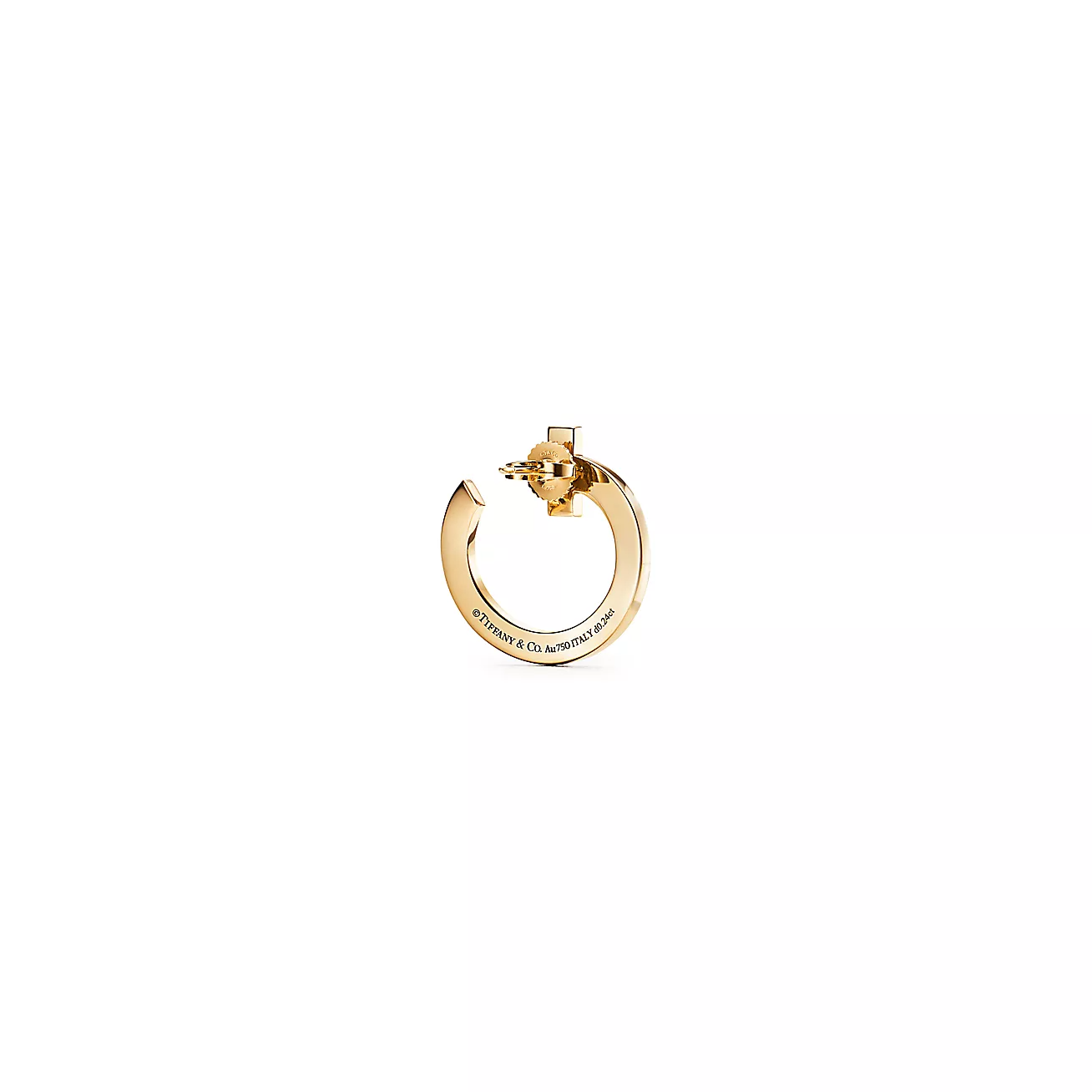 T T1 Open Hoop Earrings