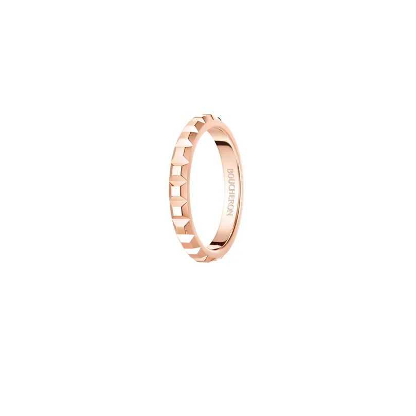 CLOU DE PARIS PINK GOLD WEDDING BAND