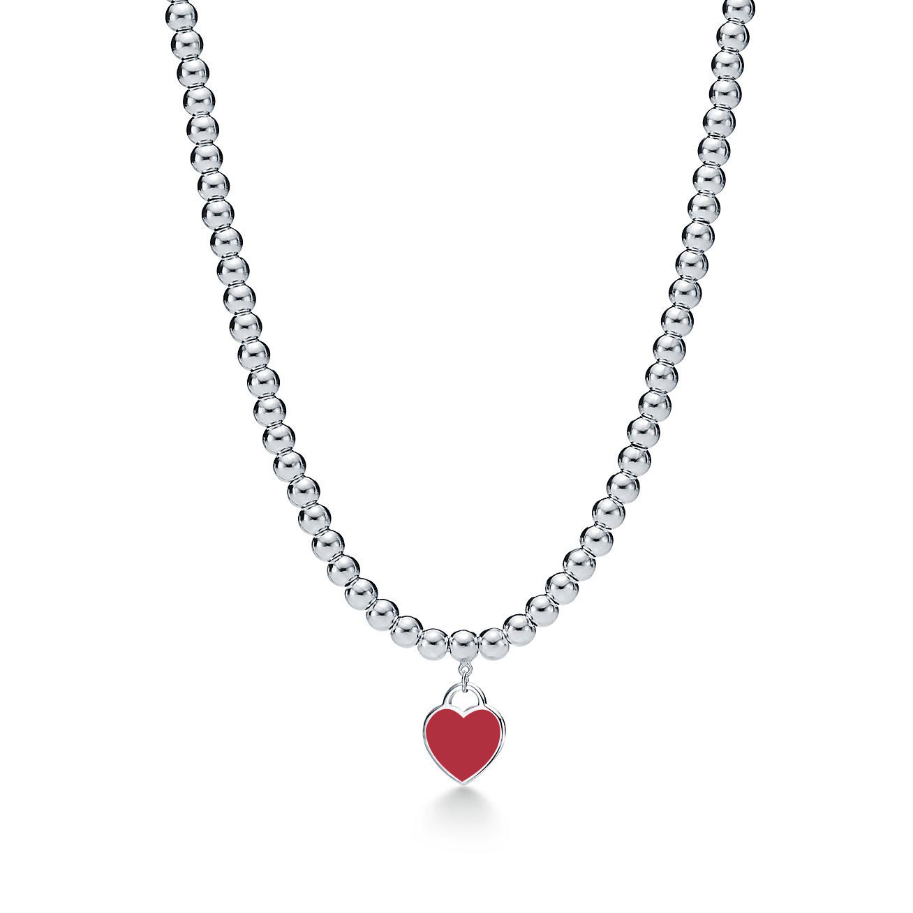 Return to 庐 Heart Tag necklace