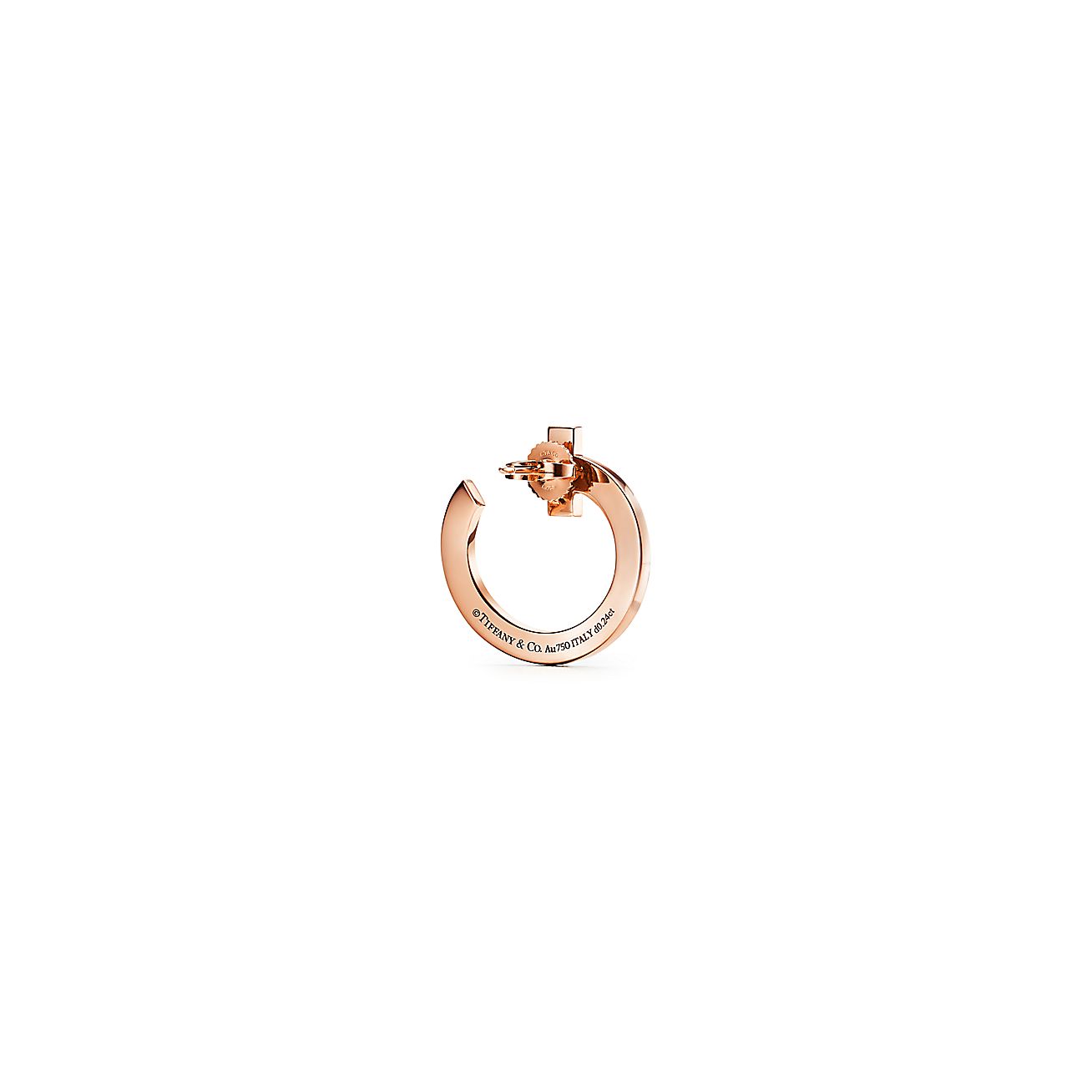T T1 Open Hoop Earrings