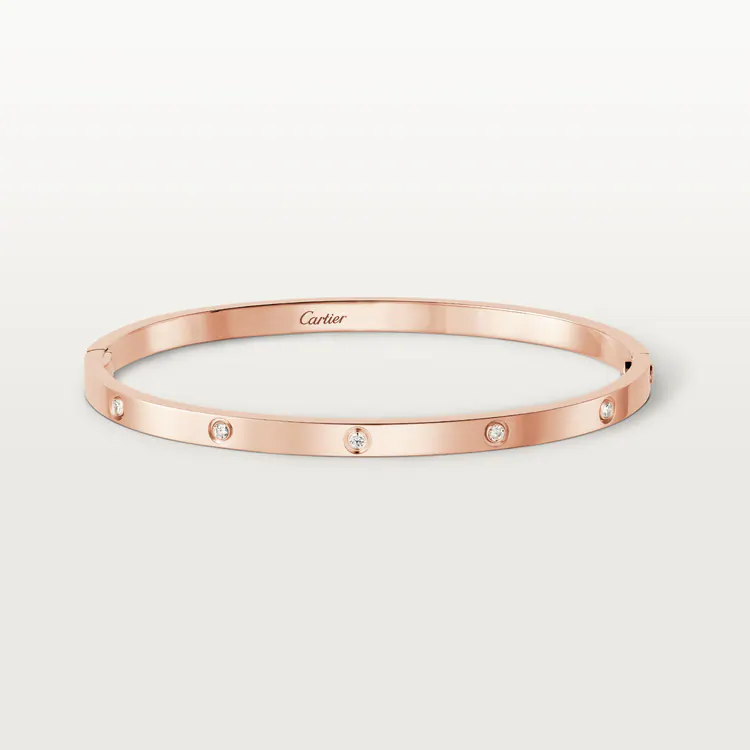LOVE BRACELET, SMALL MODEL, 10 DIAMONDS