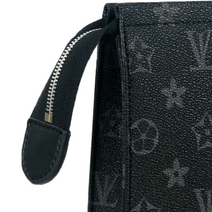 Monogram Clutches Black