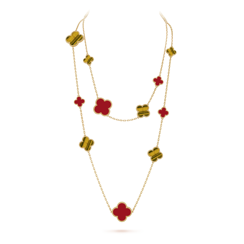 Magic Alhambra long necklace, 16 motifs