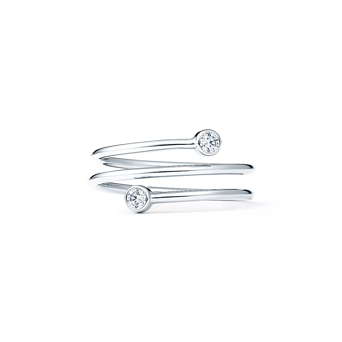 Elsa Peretti庐 Diamond Hoop Ring