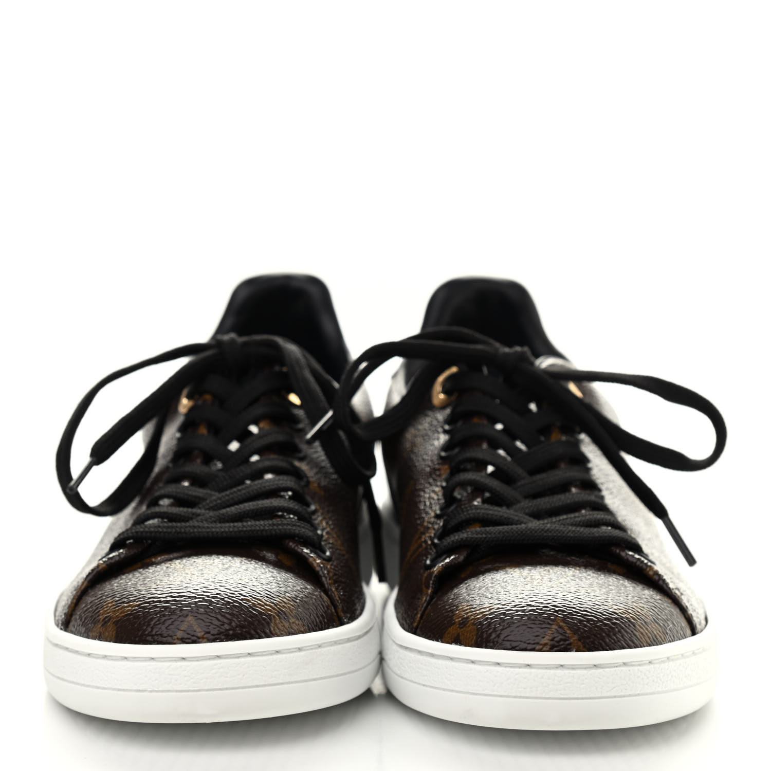  Louis Vuitton  Patent Monogram Frontrow Sneakers