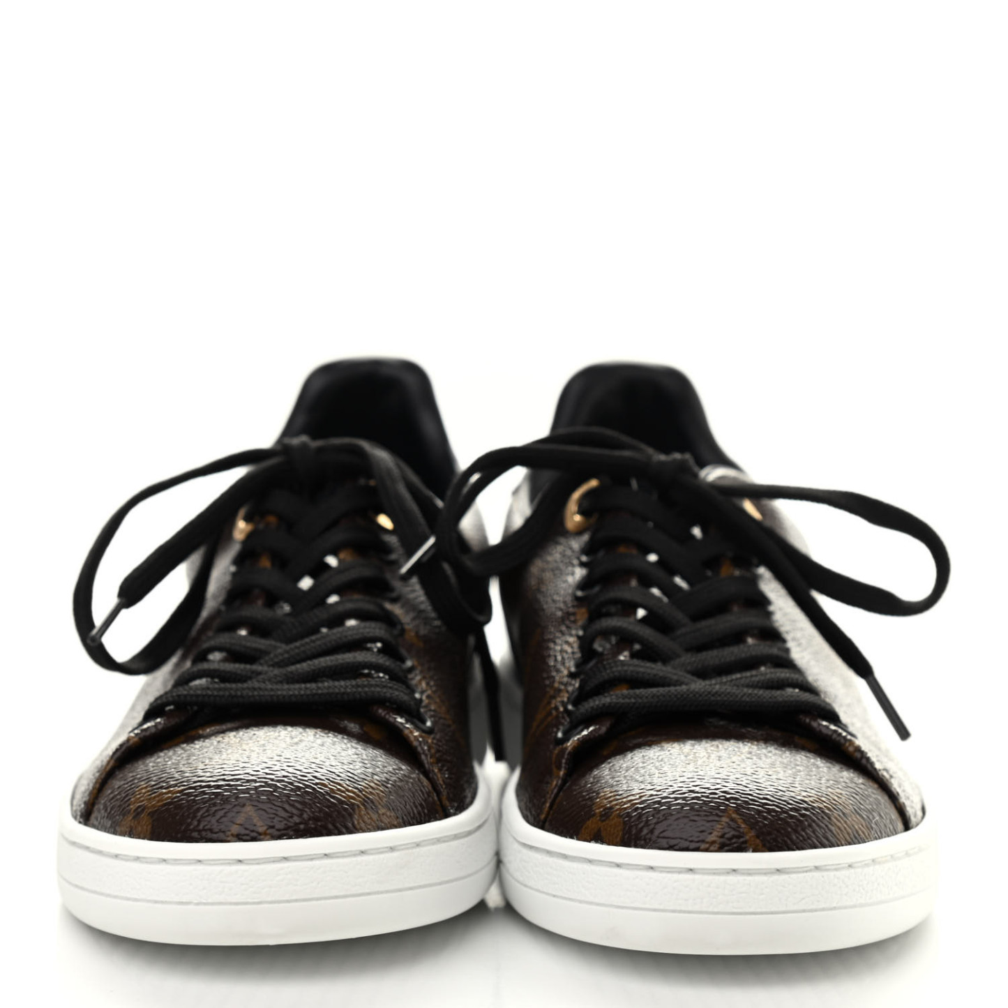  Louis Vuitton  Patent Monogram Frontrow Sneakers