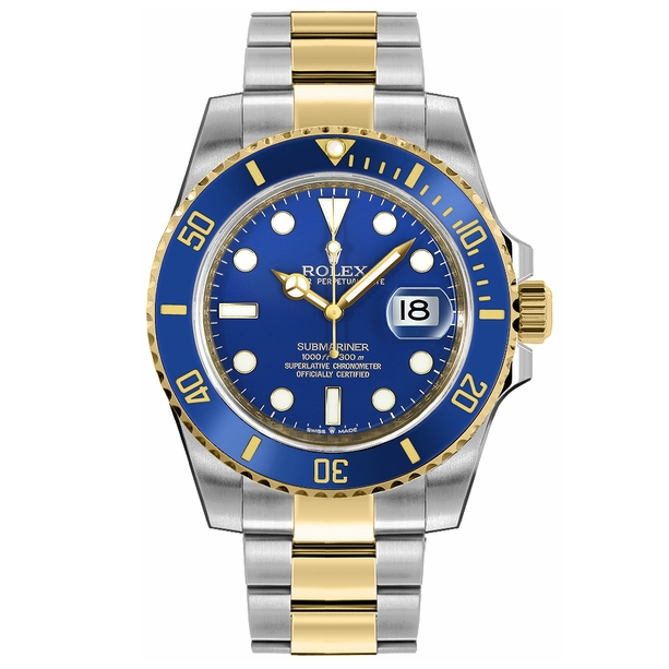 Submariner Date Royal Blue Dial Two Tone Men's Watch 126613LB