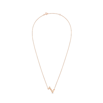Volt Upside Down Pendant, Pink Gold