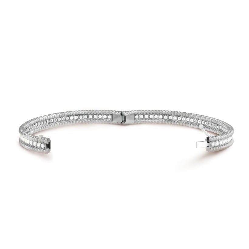 Perlee diamonds bracelet, 1 row, medium model