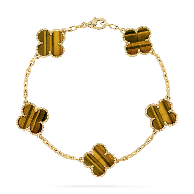 Vintage Alhambra bracelet, 5 motifs