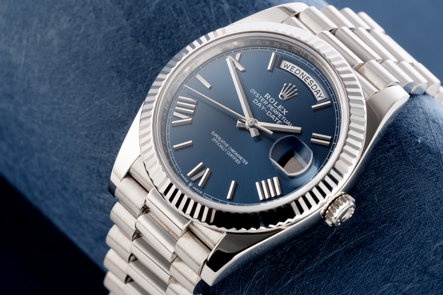 Day-Date 40 White Gold President