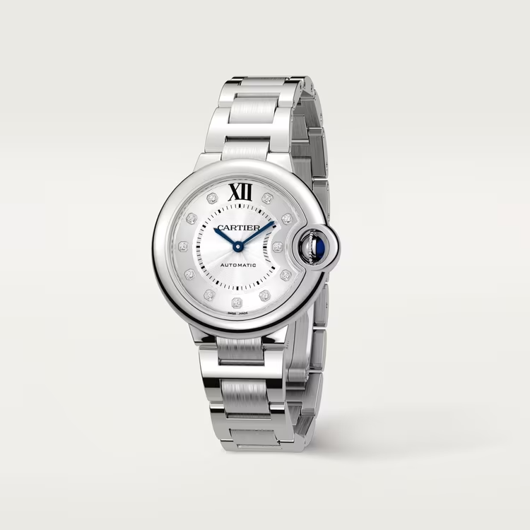 36MM Cartier Ballon Bleu Diamond Dial Steel WE902074