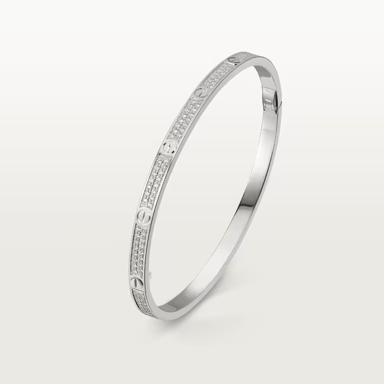 LOVE BRACELET, SMALL MODEL, PAVED