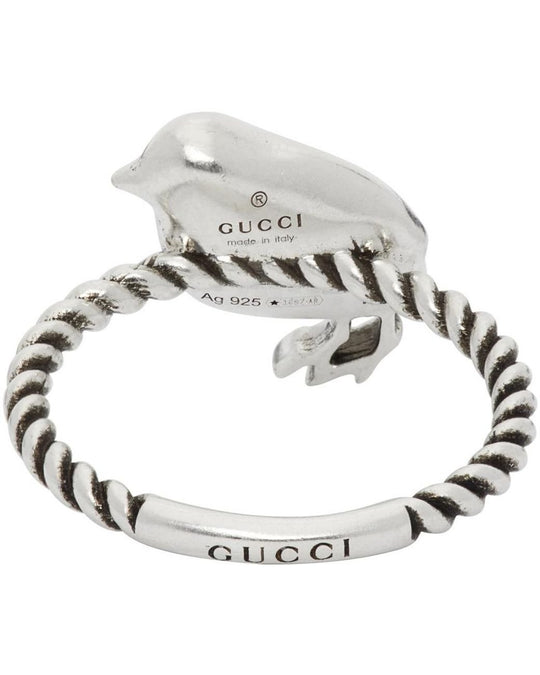 Chick Motif Ring in Silver