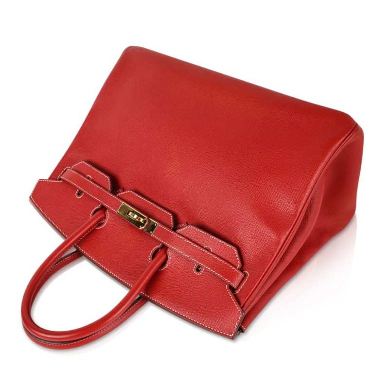 Birkin 35 Bag Rouge Casaque Candy Limited Edition Epsom Gold