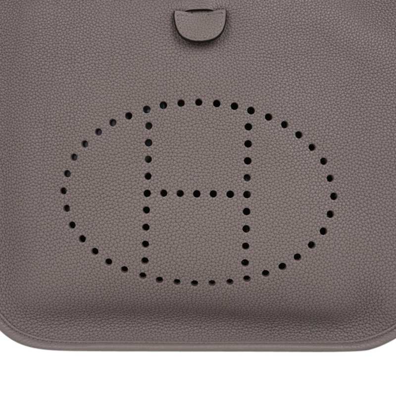 Evelyne PM Bag Gris Asphalte Palladium Hardware New w/Box